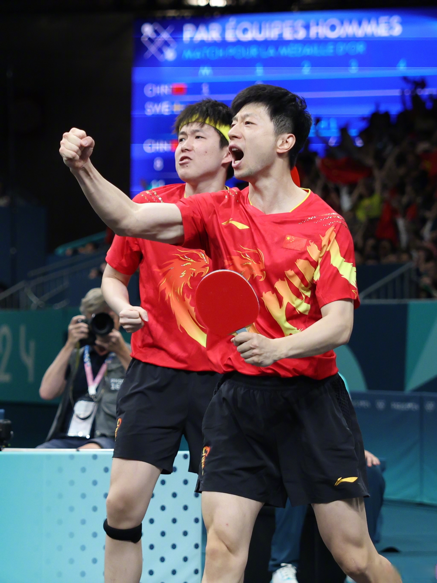 瑞典队鏖战中国队，马龙扛起全队